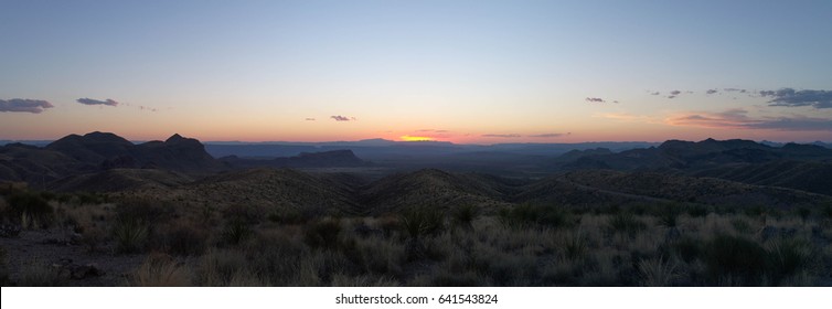 Big Bend Sunset