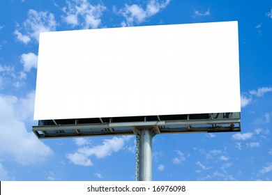 Big Blank Billboard - Shutterstock ID 16976098