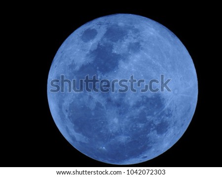 Big Blue Moon, Lunar. It is an astronomical body that orbits planet Earth.