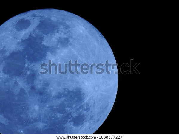 Big Blue Moon, Lunar. It is an astronomical body\
that orbits planet Earth.