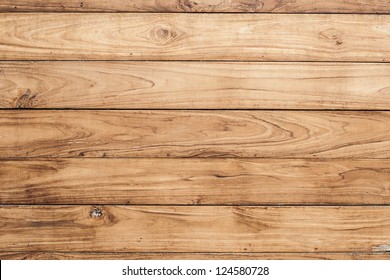 Big Brown wood plank wall texture background - Shutterstock ID 124580728