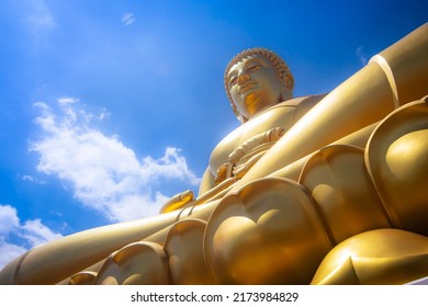 Big Buddha In Bangkok, Thailand Wat Paknam Phasi Charoen