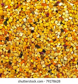 Big Bunch Of Bee Pollen Granules Texture