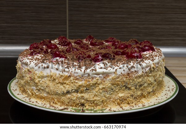 Big Cake Male Caprice On Plate Stock Photo Edit Now