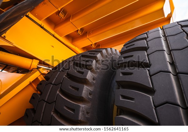 big car wheel, truck\
tire