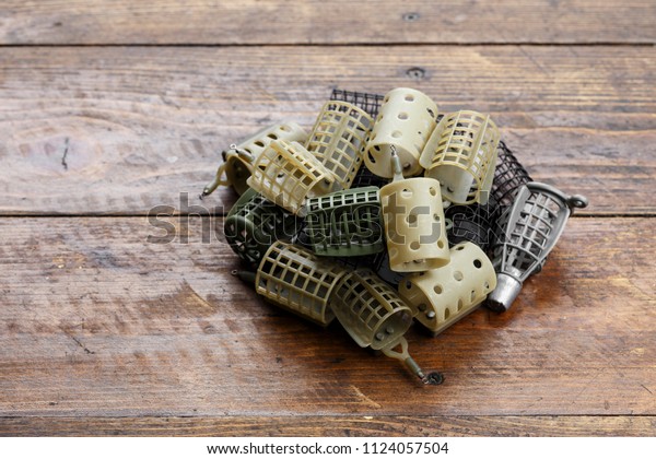 Big Choice Fishing Feeder Feeding Troughs Stock Photo Edit Now