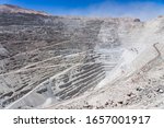 Big copper mine in northern Chile