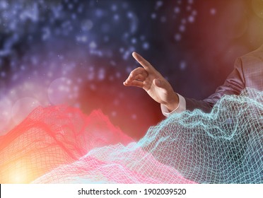Big data analysis futuristic concept with network mesh and artificial intelligence, 3D rendering business concept - Powered by Shutterstock - Get 15% off with code: PIKWIZARD15