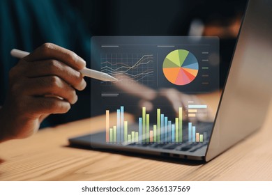 Big data analytics provide valuable insights when measuring metrics and tracking performance. - Shutterstock ID 2366137569