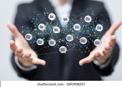 Big data cloud digital 3d