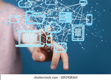 Big Data Cloud Digital 3d Stock Photo 1892908363 Shutterstock