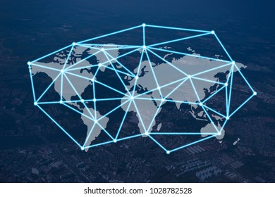 4,868 Connected world map iot Images, Stock Photos & Vectors | Shutterstock