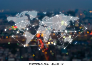 4,868 Connected world map iot Images, Stock Photos & Vectors | Shutterstock