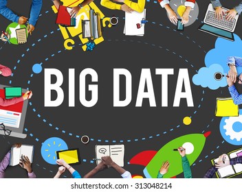 Big Data Database Storage Analysis Security Stock Photo 313048214 ...