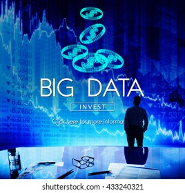Big Data Digital Information Network Storage Concept
