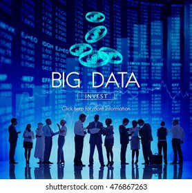 Big Data Digital Information Network Storage Concept