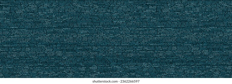 Big data and Internet of things trend. IT specialist workplace. Website HTML Code on the Laptop Display Closeup Photo. Big data storage and cloud computing representation