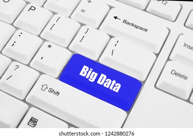Big Data key on computer keyboard                          