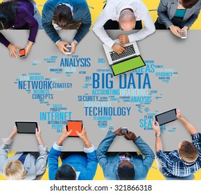 Big Data Network Technology Internet Online Concept
