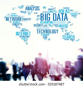 Big Data Network Technology Internet Online Concept
