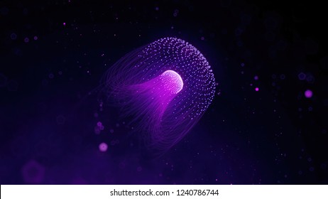 Big data sphere visualization with text. HUD wireframe mesh sphere with dot and lines. Visual data infographics design. Science technology. Digital Data. Analysis of information.