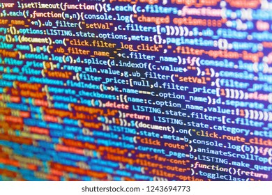 Software Source Code Source Code Photo Stock Photo 425789362 | Shutterstock