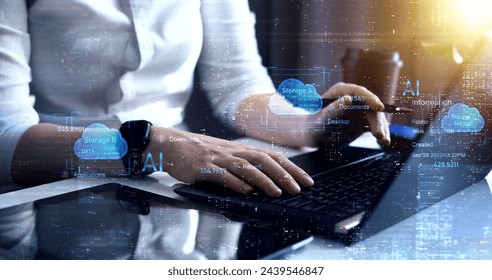 Big data visualization and internet server service for cloud data transfer. Data cloud and online transfer data storage for confidential business network.