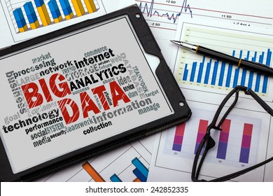 big data word cloud with related tags - Shutterstock ID 242852335
