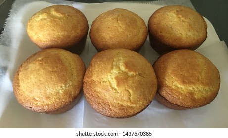 Big Delicious Golden Corn Bread Muffins