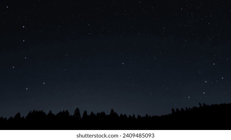 The Big Dipper and Cassiopeia