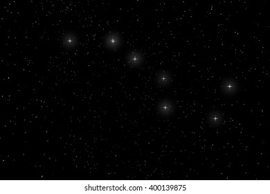 Big Dipper Constellation, Ursa Major, The Great Bear
Starry night. Beautiful night sky Beautiful Star Field
