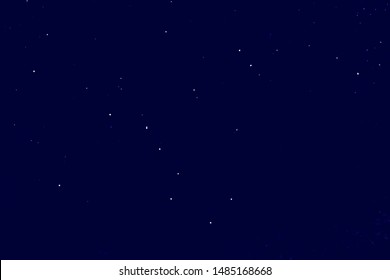 The Big Dipper shines brightly in the night sky. with more visible stars surrounding it.