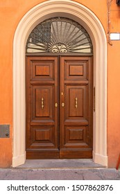 Big Double Arch Door In Bologna Italy