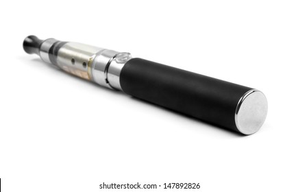 big electronic cigarette isolated on white