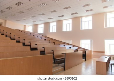 Big Empty Modern Lecture Hall.