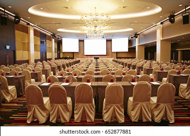 Big Empty Modern Meeting,seminar,conference Room In Hotel