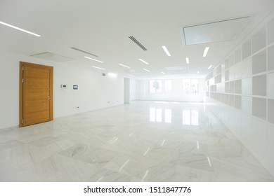 Big And Empty Office Hall 