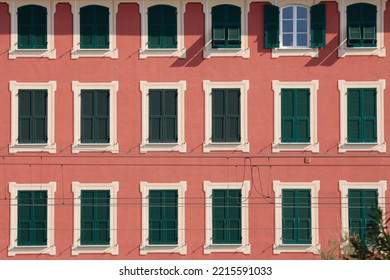 Big facade of a recent 
