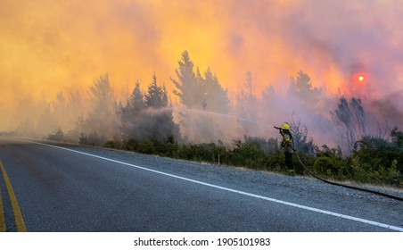 
Big Fires In Patagonia Argentina