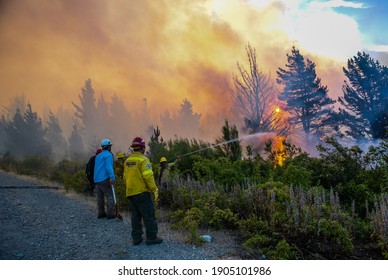 
Big Fires In Patagonia Argentina