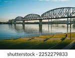 The Big Four Bridge over the Ohio River, Jeffersonville, Indiana