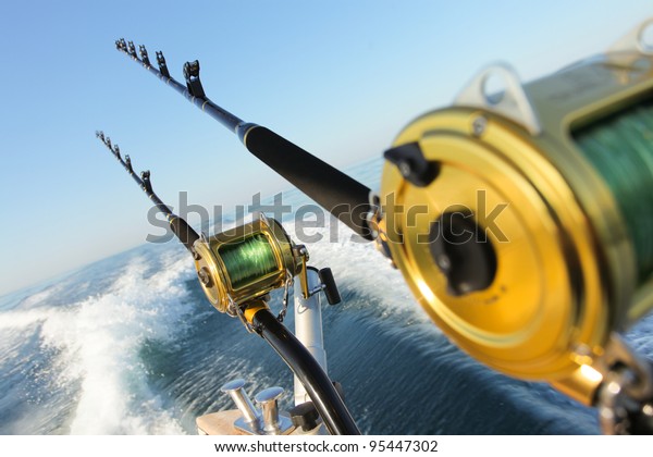 big game fishing reels and\
rods