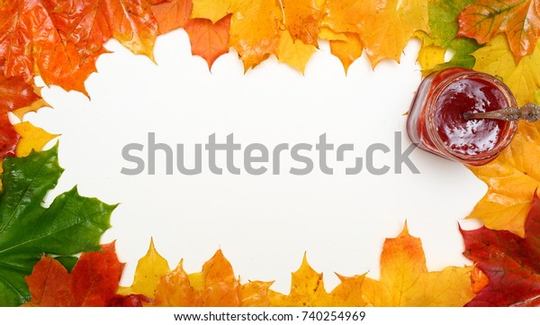 Big Glass Jar Red Strawberry Jam Stock Photo Edit Now 740254969