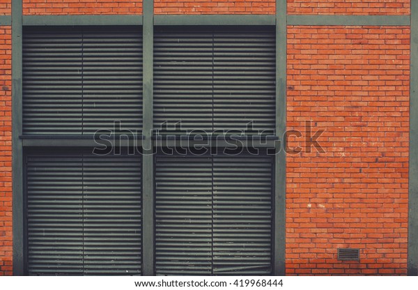 Big Grey Metal Plastic Grill Vent Stock Photo Edit Now 419968444