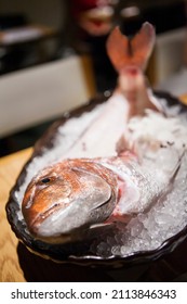 Big Grilled Whole Red Snapper 