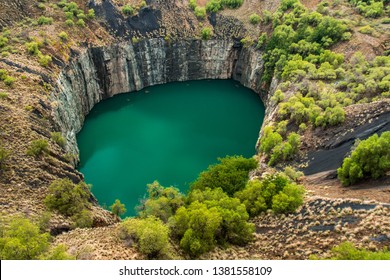 The Big Hole In Kimberley, A Historical Landmark And Result Of The Mining Industry