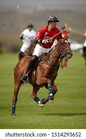 Big Horn, Wyoming - August 7th 2010: Brandon Phillips Rides Downfield.