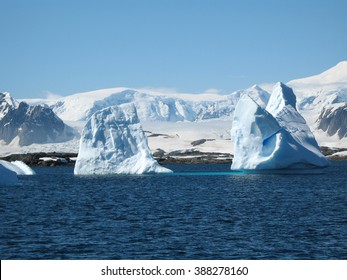 Big Ice Berg In Antarctica