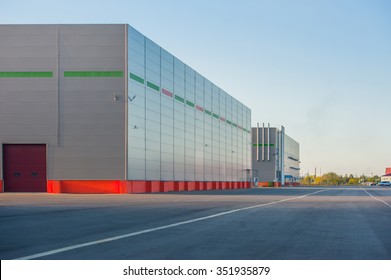 Big Industrial Warehouse Building