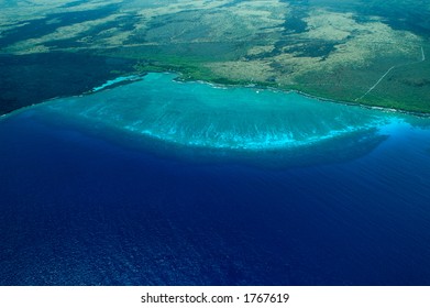 Big Island Aerial Shot - Beach, Hawaii